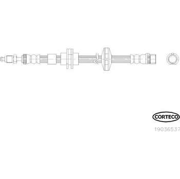 Brzdová hadice Brzdová hadice CORTECO 19036537