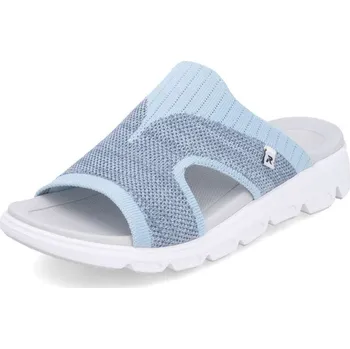 Dámské pantofle Dámské nazouváky RIEKER V8451-14 modrá S5 37