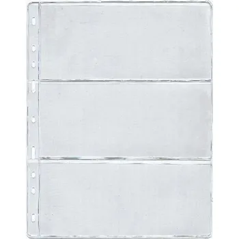 Obal pro sběratelský předmět Schulz List A4 do alba SCHULZ® - na tři bankovky