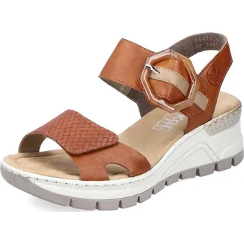 Dámské sandále Dámské sandály RIEKER 66474-24 hnědá S3 40