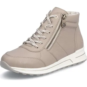 Dámské kozačky Dámská kotníková obuv RIEKER N1404-20 béžová W4 43