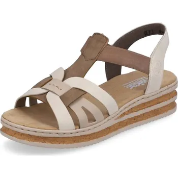 Dámské sandále Dámské sandály RIEKER 62918-62 béžová S5 41