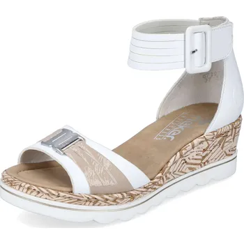Dámské sandále Dámské sandály RIEKER 67191-80 bílá S4 42