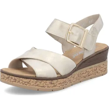 Dámské sandále Dámské sandály RIEKER 63795-60 béžová S5 42