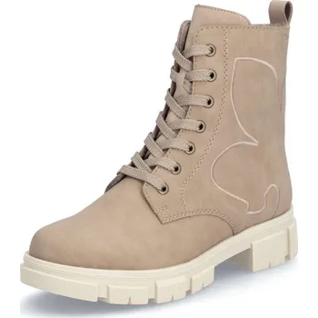 Dámské kozačky Dámská kotníková obuv RIEKER Y7106-20 béžová W4 41