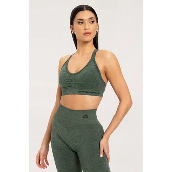 Podprsenka GYM GLAMOUR Bezešvá podprsenka green XS