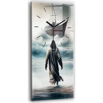 Hodiny Nástěnné hodiny SacroArte modré 30 cm