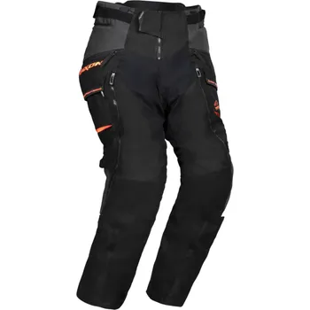 Moto kalhoty Pánské textilní kalhoty Ixon Ragnar black/orange 1111 Velikost: L/54
