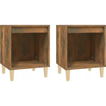 Noční stolek Noční stolek dubový 40x35x50 cm, 2 ks