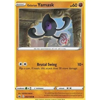 Sběratelská karetní hra Pokémon CRE 082/198 Galarian Yamask - Chilling Reign Stav: Near Mint, Verze: NORMAL