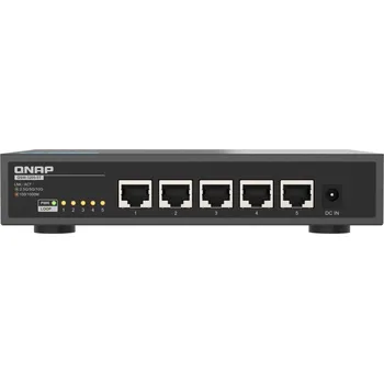 Switch QNAP switch QSW-3205-5T (5x 10GbE port, pasiv. chlazení, podpora 100M/ 1G/ 2,5G / 5G a 10G) QSW-3205-5T