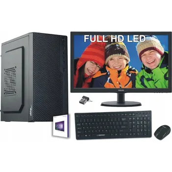 Stolní počítač Počítač 7-gen AMD 8GB SSD 480GB LED TV 22 + Win10