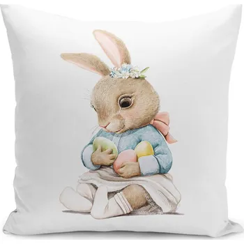 Povlak na dekorativní polštářek Povlak na polštář s velikonočním motivem 43x43 cm – Mila Home ID_1632650