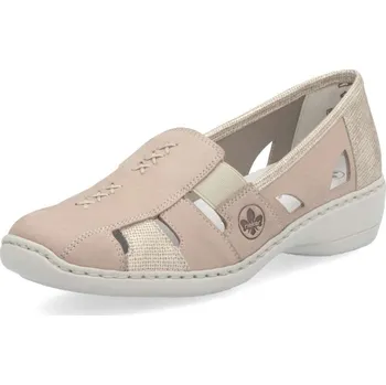 Dámské mokasíny Dámské mokasíny RIEKER 41385-60 béžová S5 42