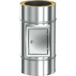 Komíny CZ Čistící díl s dvířky 200/30mm (+SP) Povrch: Nerezový
