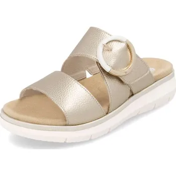 Dámské pantofle Rieker Dámské nazouváky REMONTE D2K51-90 zlatá S5 37