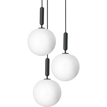 Nuura Závěsné svítidlo Miira 3 Large, rock grey/opal