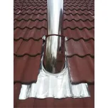 Komíny CZ Střešní průchodka 5-20° Pb okraj 200/50 mm