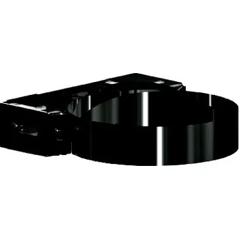 Střecha Komíny CZ Držák nerezového komínu 48-82/200 - 0,6/50 mm Povrch: Černý R9005