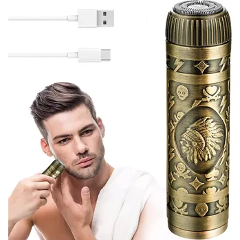 Verk 27205 Mini zastřihovač vousů bezdrátový zlatý