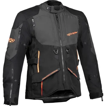 Moto bunda Pánská textilní bunda Ixon Ragnar black/orange 1111 Velikost: M/52