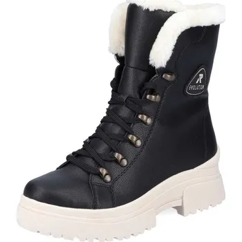 Dámské kozačky Dámská kotníková obuv RIEKER REVOLUTION W0372-00 černá W3 41