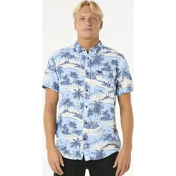 Pánská košile košile Rip Curl DREAMER BARREL KILLA S/S SHIRT Sky Blue velikost XXL