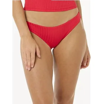 Dámské plavky Plavky Rip Curl PREMIUM SURF CHEEKY PANT Hibiscus Red velikost XS