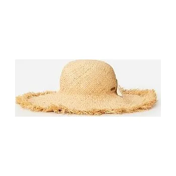 Klobouk Klobouk Rip Curl WATEGOS FRINGED STRAW BOHO HAT Natural velikost M