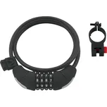 Zámek FORCE spirálový kódový s držákem 120cm/8mm