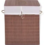 Bambusový koš na prádlo obdélníkový hnědý IM_245579