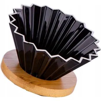 Kávovar Keramický dripper 1-4 Černý překapávač na kávu