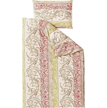 Povlečení TEXTILOMANIE Bavlněné povlečení SUMMER DREAM BROWN krémové 70 × 90 cm / 140 × 200 cm