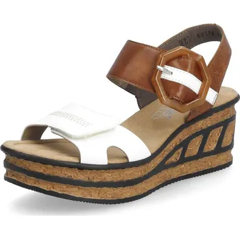 Dámské sandále Dámské sandály RIEKER 68176-80 bílá S4 42