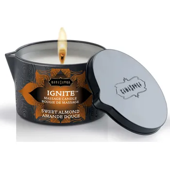 Intimní drogerie KamaSutra Masážní svíčka Ignite Massage Candle 170g Almond + Doprava zdarma