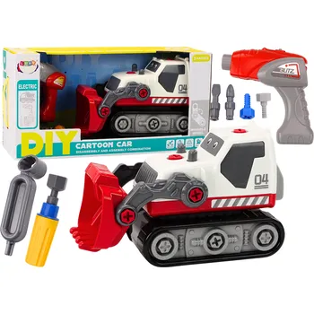 DIY Pásové rypadlo pro demontáž – bílá