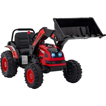 Dětské elektrovozidlo Vehicle Excavator Tractor Red