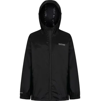 Dětská móda REGATTA Dětská voděodolná bunda Pack it ČERNÁ
