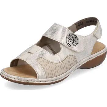 Dámské sandále Dámské sandály RIEKER 65989-90 zlatá S4 41