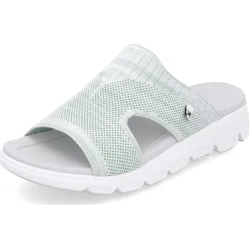 Dámské pantofle Dámské nazouváky RIEKER V8451-53 zelená S5 38