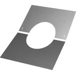 Komíny CZ Dvojdílný krycí plech 510x672mm 30-50° 200 - 0,6/50 mm Povrch: Nerezový