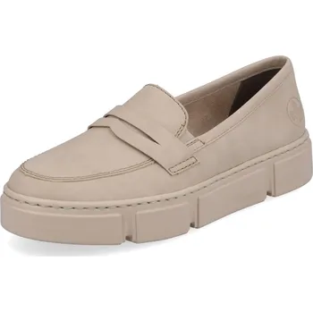 Dámské mokasíny Dámské mokasíny RIEKER N5961-62 béžová S3 42