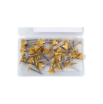 EXTOL CRAFT NÁSTAVCE NA PŘÍMOU BRUSKU - kartáče pomosazené