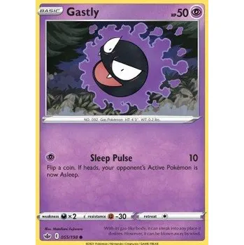 Volný čas Pokémon CRE 055/198 Gastly - Chilling Reign Stav: Near Mint, Verze: NORMAL