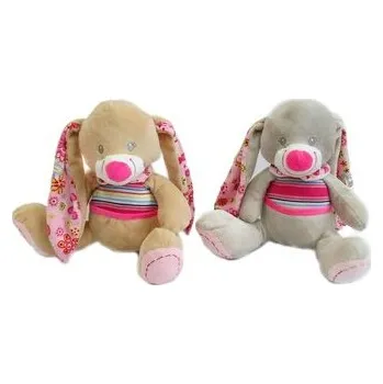 plyšák Zajączek baby z grzechotką 18cm MIX