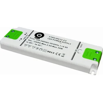 LED napájecí zdroj s konstantním napětím pro nábytek POS 12V 2,5A 30W FTPC30V12-C2
