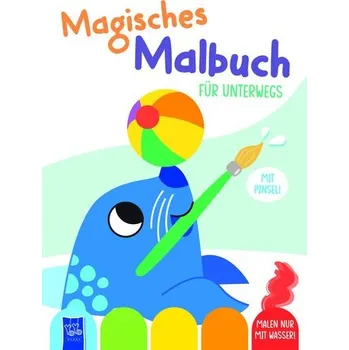 První čtění Magisches Malbuch für unterwegs - Cover Seelöwe