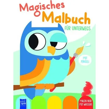 První čtění Magisches Malbuch für unterwegs - Cover Eule