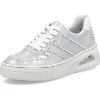 Dámské tenisky Dámské tenisky RIEKER N6402-40 stříbrná S5 37
