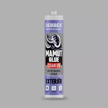 Průmyslové lepidlo MAMUT GLUE Clear UV 290 ml kartuše transparentní